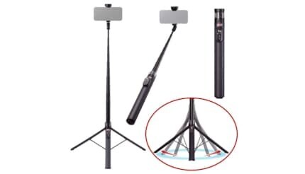 「片手で開く」セルフィースタンド登場! Velbon×Coleman新作「ティップタップ」