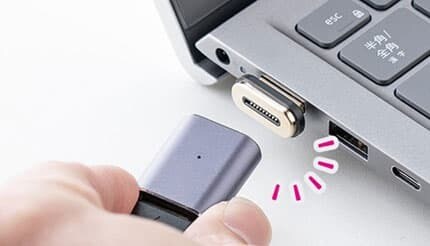 抜き挿ししても端子が痛まない 手持ちのHDMIをマグネット式にできるアダプター サンワサプライから登場
