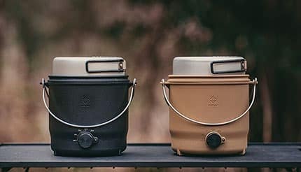 火を使わないからテントや車内でも安心 アウトドア特化の電気調理器 エレコムから