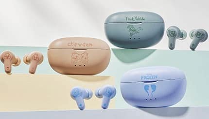 Victor×ディズニーストア 「アナとエルサ」「チップ&デール」ズートピア「ニック」仕様のワイヤレスイヤホンが登場