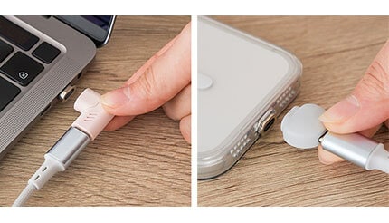 【1個880円】接触不良ゼロに！スリコのType-Cケーブルをマグネット式にする変換アダプタ カラバリも3色