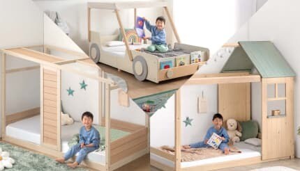 毎日が秘密基地！ 子どもの想像力をくすぐる「HIDE-Aベッド」