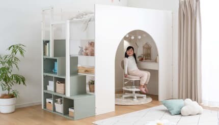 秘密基地みたい! ワクワクが止まらない子ども向けロフトベッド「HIDE-A ARCH」