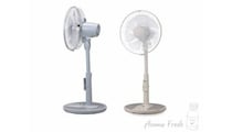やさしい香りが部屋全体に広がる「アロマ首振 リビング扇風機」