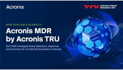アクロニス、MSP向け24時間365日のMDRサービスを提供開始