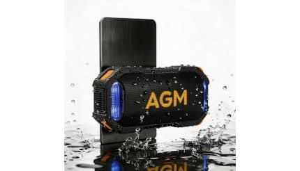 アウトドアの常識が変わる! 磁石で貼り付く防水スピーカー「AGM MagROCK」