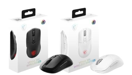 MSIのゲーミングマウス「VERSA 300」に8K対応モデル ホワイトカラーもラインアップ