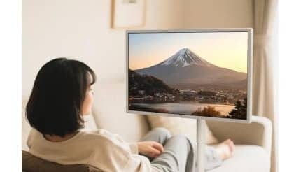 テレビもタブレットも不要？ 家中どこでも使える32型4Kの持ち運べるスマートモニター「MegaPad A32Q7S」