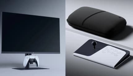 PlayStation初のアケコンや充電フック付きゲーミングモニター 全国のプレステ取扱店で予約開始