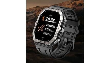 歩いた軌跡まで記録する、GPS×高度・気圧も見えるスマートウォッチ「FOSMET T20」
