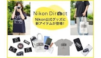「ニコンダイレクト」限定オリジナルグッズ　Tシャツ・トートバッグなど