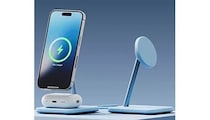 iPhoneとAirPodsを同時急速充電、コンパクトで高級感あるデザインの2 in 1ワイヤレス充電スタンド