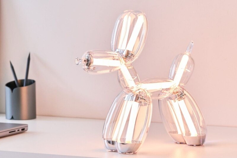 日常で使える「バルーンアートの犬」 現代アートの巨匠ジェフ・クーンズによるワイヤレススピーカーとライト