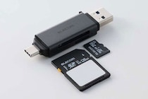 カード同士のデータ移行も可能 PC・スマホで使える エレコムの2WAYカードリーダー