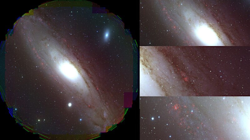 すばる望遠鏡がとらえたアンドロメダ銀河 すばる望遠鏡25周年