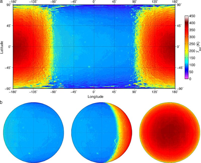 Williams, J.-P., D. A. Paige, B. T. Greenhagen, and E. Sefton-Nash (2017), The global surface temperatures of the Moon as measured by the Diviner Lunar Radiometer Experiment, Icarus, 283, 300–325