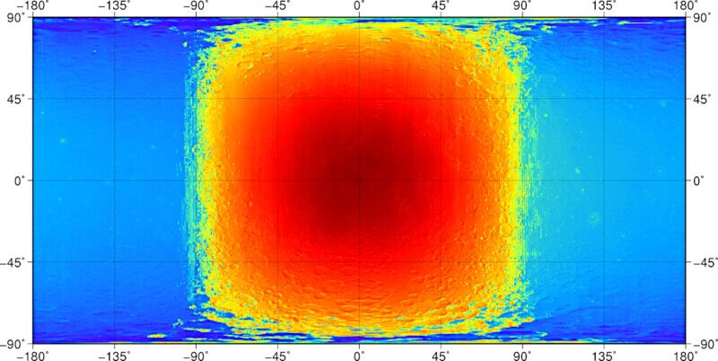 月の表面温度はどれくらい?