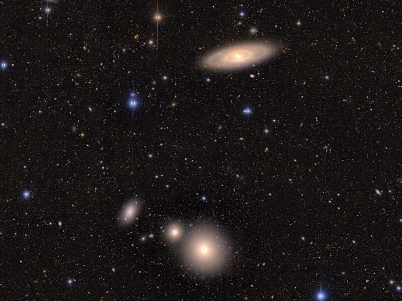 すばる望遠鏡がとらえた「かみのけ座 I 銀河群」を構成する銀河たち