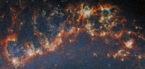 渦巻銀河M51の渦状腕での星の誕生の現場をとらえた　ジェイムズ・ウェッブ宇宙望遠鏡が撮影