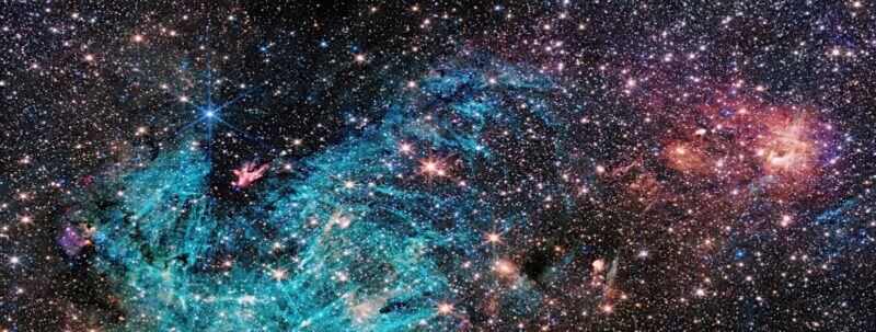 銀河系中心付近の星形成領域をジェイムズ・ウェッブ宇宙望遠鏡が観測