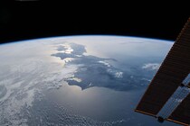 国際宇宙ステーションからみた日本列島