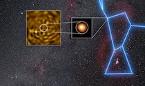 オリオン座の赤色超巨星ベテルギウスの伴星とみられる天体を撮影