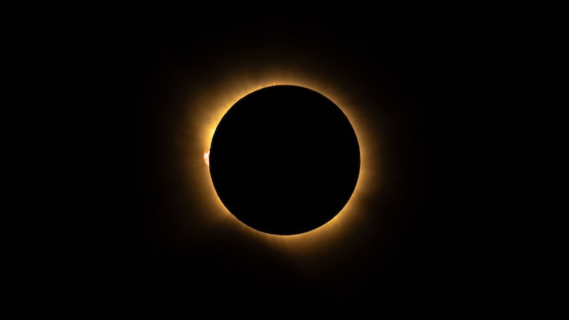 2026年8月の皆既日食。スペインで撮影。