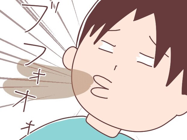 妻の忠告に憤慨する夫に天罰？お茶と間違えてダシを飲む。チェックマンの夫がやっぱり腹立つ［４］｜ママ広場マンガ