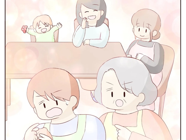 やっと改心した夫と義祖母。理想の父親を目指して花婿修行スタート。甘やかし祖母と無責任夫［１５完］｜ママ広場マンガ