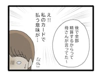 妻のカードで支払うも求められる明細の開示。執着する義母の監視から抜け出せない【夫のお金は義母管理１２】