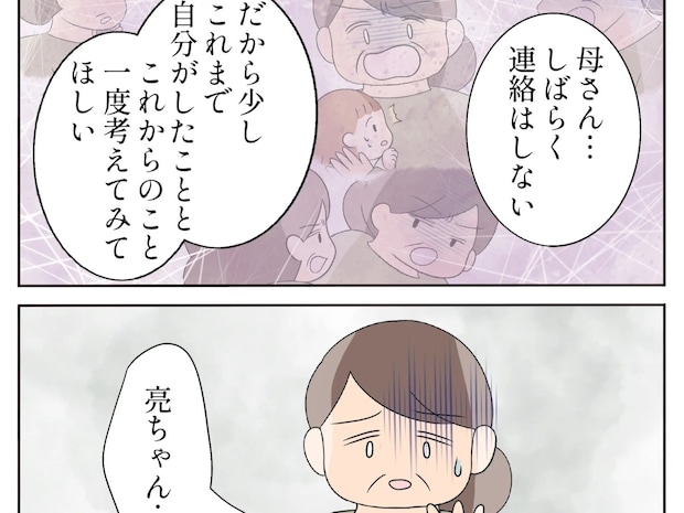 自分のしてきたことを考えて。自分の過ちに気付かない義母に距離を置くと告げた夫【嫌味義母１８】