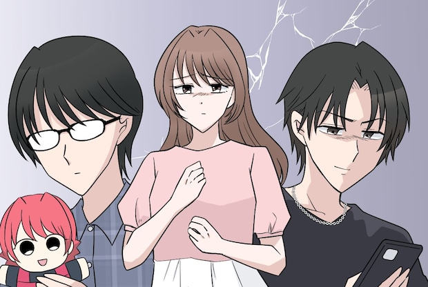 大学の人気者の彼女が気になったのは地味で目立たない男子学生【垢抜けた夫がクズだった話１】