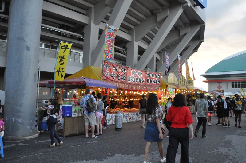 沖縄全島エイサーまつり_青年大会の会場