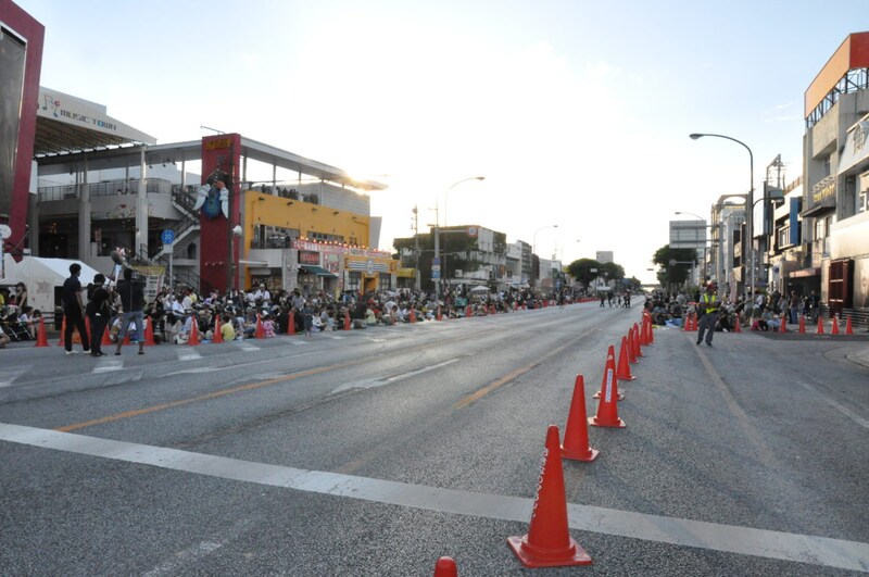 沖縄全島エイサーまつり開始直前