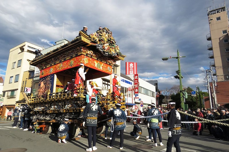 秩父夜祭の山車巨大屋台