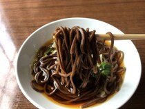 「日本一ウマイ駅そば」と言われる伝説の暗黒麺！ 北海道の秘境・音威子府駅にある『常盤軒』に行ってみた / 立ちそば放浪記