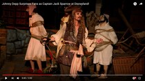 【動画あり】ディズニーランドの『カリブの海賊』にジョニー・デップ演じるジャック・スパロウが登場！ 粋な演出に客絶叫「オーマイガッ！」