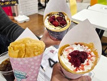 横浜で話題騒然『クレープの食べ放題（税込2500円）』に挑戦してきた / 攻略の鍵は…お好み焼き!?