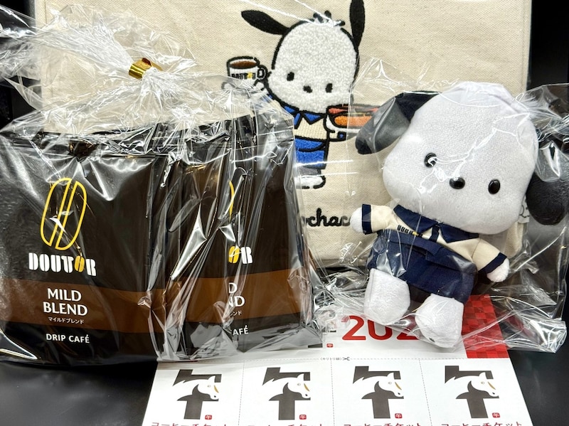 【福袋2026】ドトールはもうファンシーショップを名乗ったらいいと思う！ ポチャッコとの本気コラボがハートを射抜く！