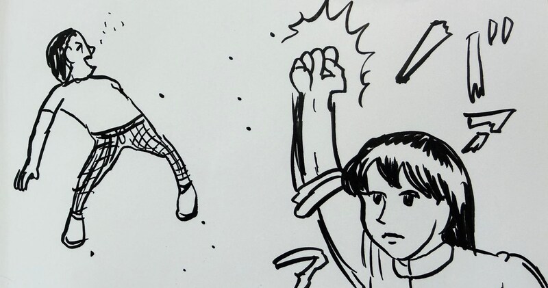 【挑戦】めちゃくちゃ人が浮き上がっている『聖闘士星矢』のアッパーカットの再現に挑んだら、結構上手く行った!