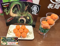 丸亀製麺×ドラゴンボールのコラボが無敵すぎる / 仙豆は山盛り、七つの球までコンプリート