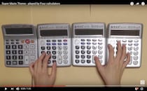 演奏できる「電卓」がスゴい！ 実際にスーパーマリオのBGMを演奏する動画で二度ビビる