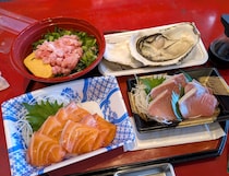 魚屋で買った刺身をその場で食べられる「サシミヤ上々」 / 大名古屋食品卸センター（名古屋・熱田区）