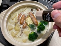 【簡単キャンプ飯】しっとりホクホク「じゃがバター豆乳鍋」は寒い日に食べまくりたい / 冬キャンプでも自宅でもどうぞ！