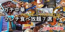 池袋中華街のガチ中華ランチ食べ放題14軒を全制覇した私が選ぶ「高コスパおすすめ店7選」