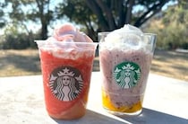 【店舗超限定】スタバの『My フルーツ³ フラペチーノ』が組み合わせ自由自在でめっちゃ良い！ 店員さんのオススメを聞いてカスタムしてみた