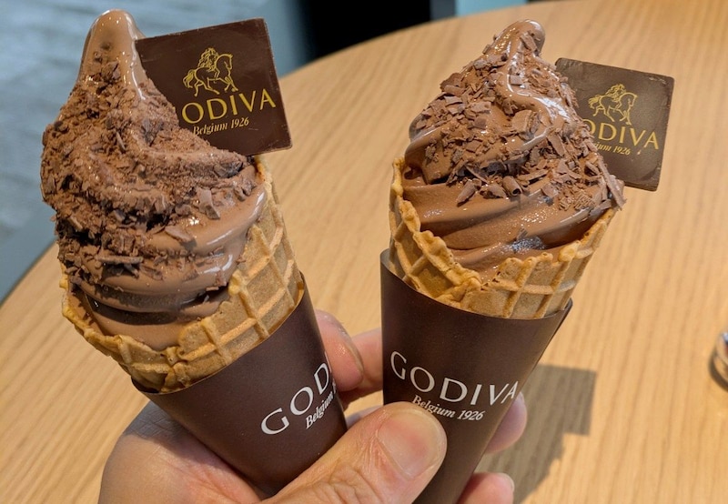 【6月30日まで】ゴディバカフェで対象のソフトクリームを1個買うと、もう1個無料！ 急いで!!