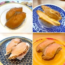 【二強】4大回転寿司ガチ食べ比べ「あぶりサーモン」編！ スシロー・はま寿司・くら寿司・かっぱ寿司で1番ウマいネタを探す：第5回