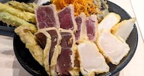 【世界初】外はサックリ！ 中は生の「海鮮レア天丼」を食べてみた！ 東京・銀座『三よし』