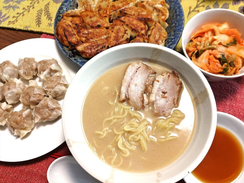 餃子18個390円！『大阪ふくちぁんラーメン』工場直売でボリューム満点・格安中華定食を作ってみた!!
